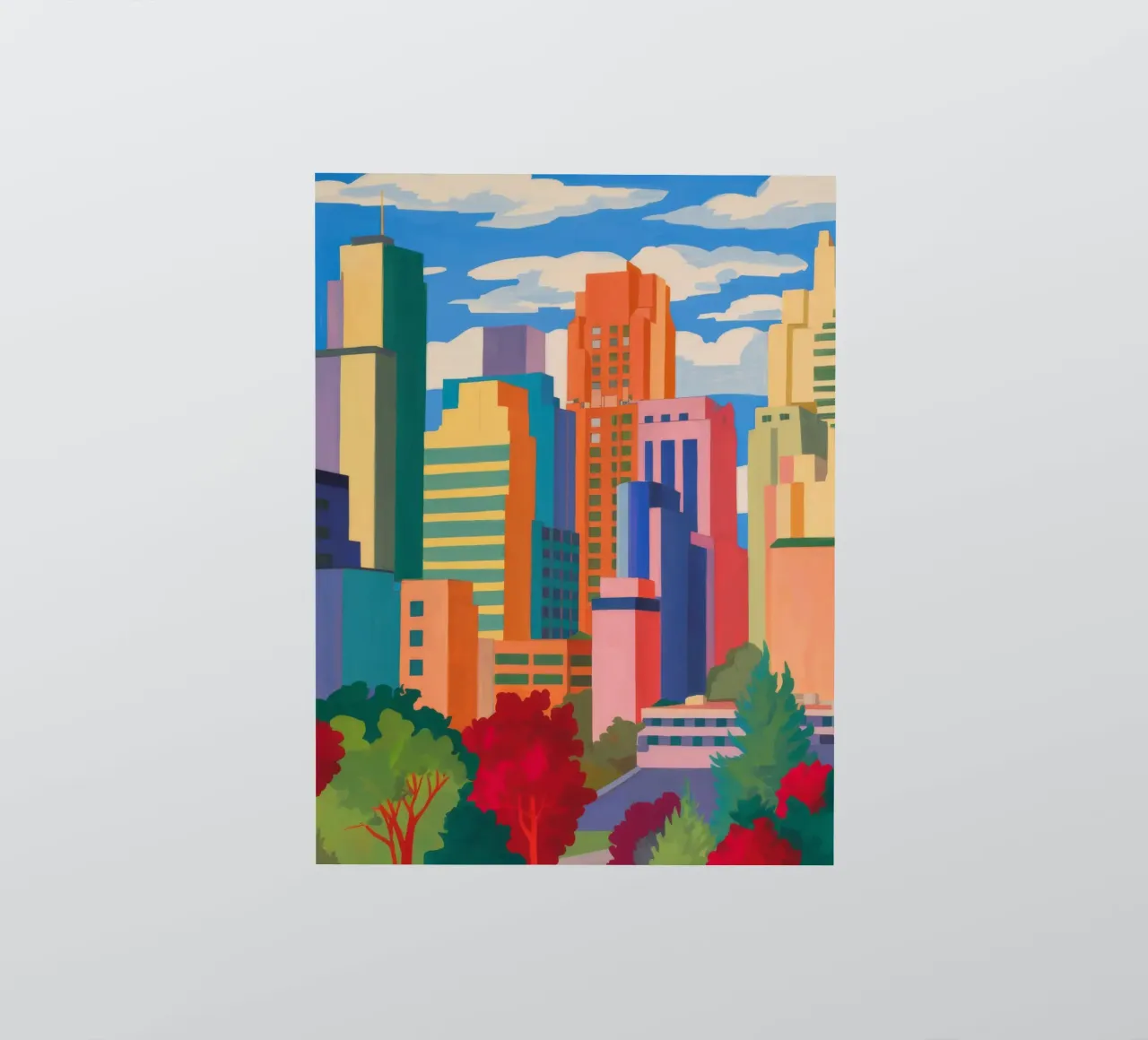 City Blocks Symphony autocollant de Mystic Grain