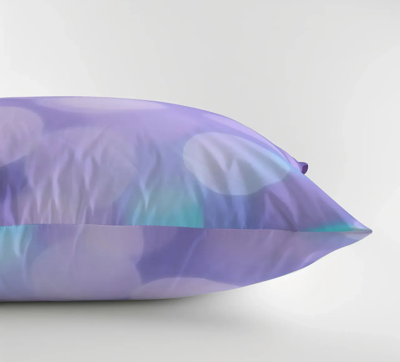 Sfondo bokeh con luci soffuse viola e blu cuscino da DesignDoodle