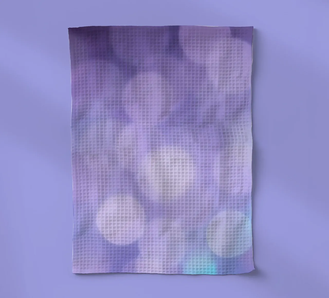 Sfondo bokeh con luci soffuse viola e blu canovaccio da cucina da DesignDoodle