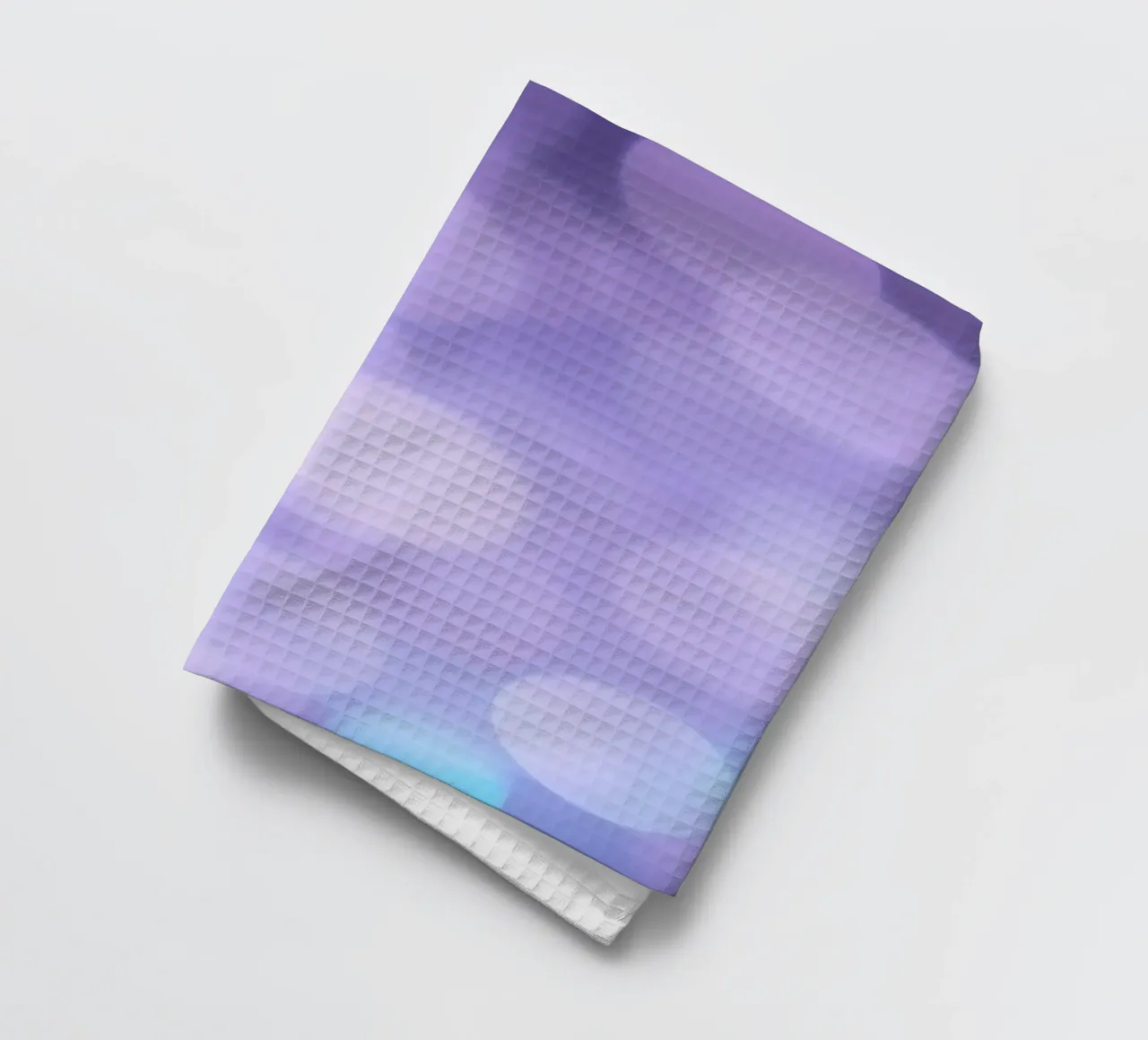 Sfondo bokeh con luci soffuse viola e blu canovaccio da cucina da DesignDoodle