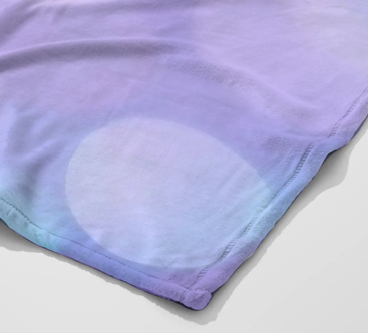 Sfondo bokeh con luci soffuse viola e blu coperta in pile da DesignDoodle