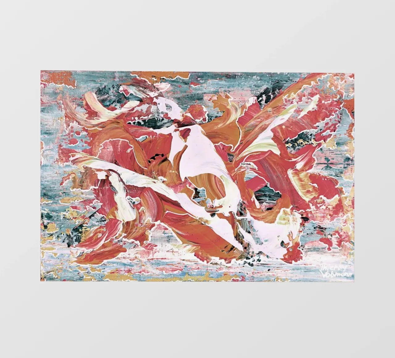 IDEAL GIFT 10 invers telo in pvc da Thierry Vobmann Abstract painting