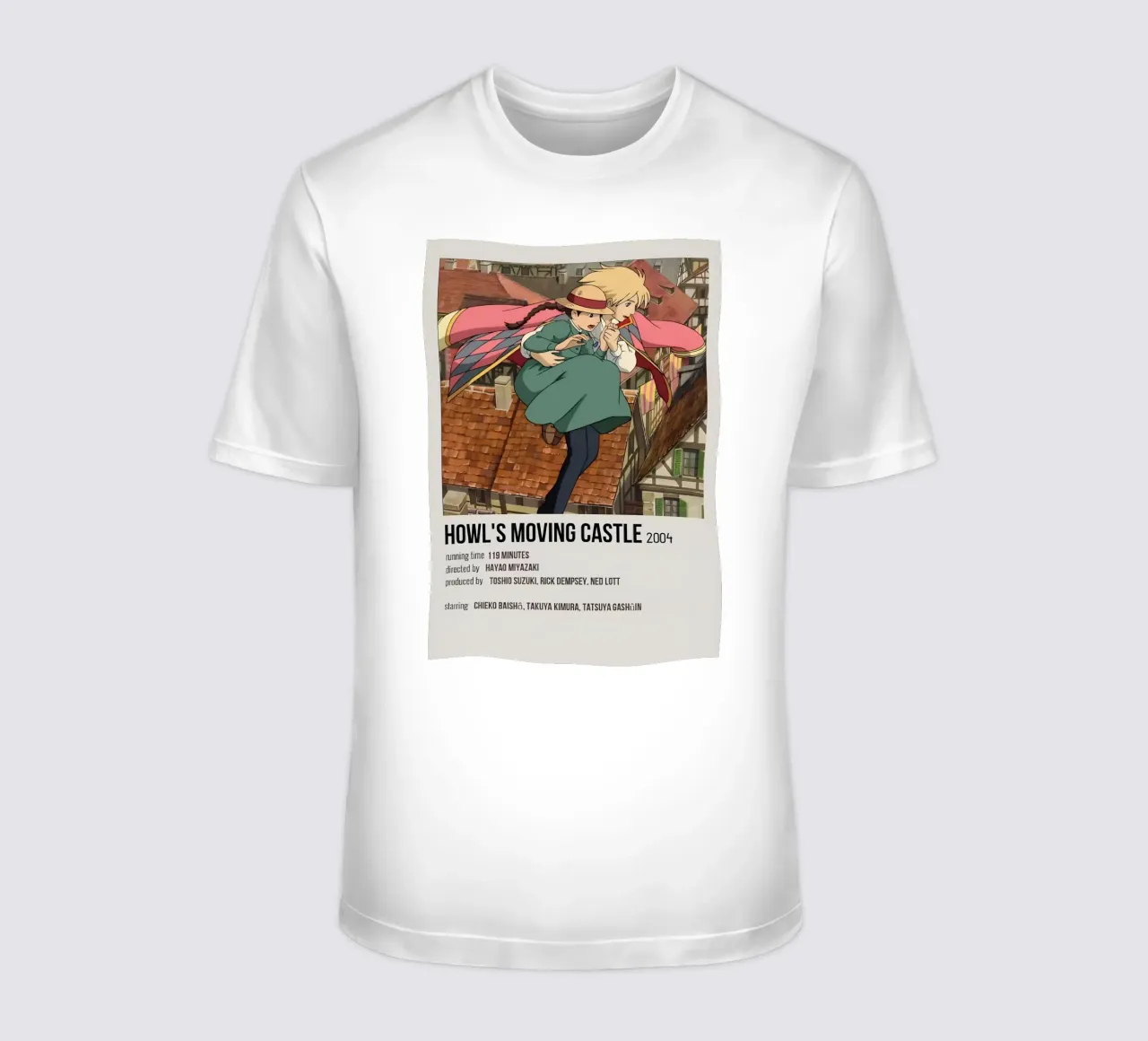 HOWL'S MOVING CASTLE 2004 t-shirt da Totoya