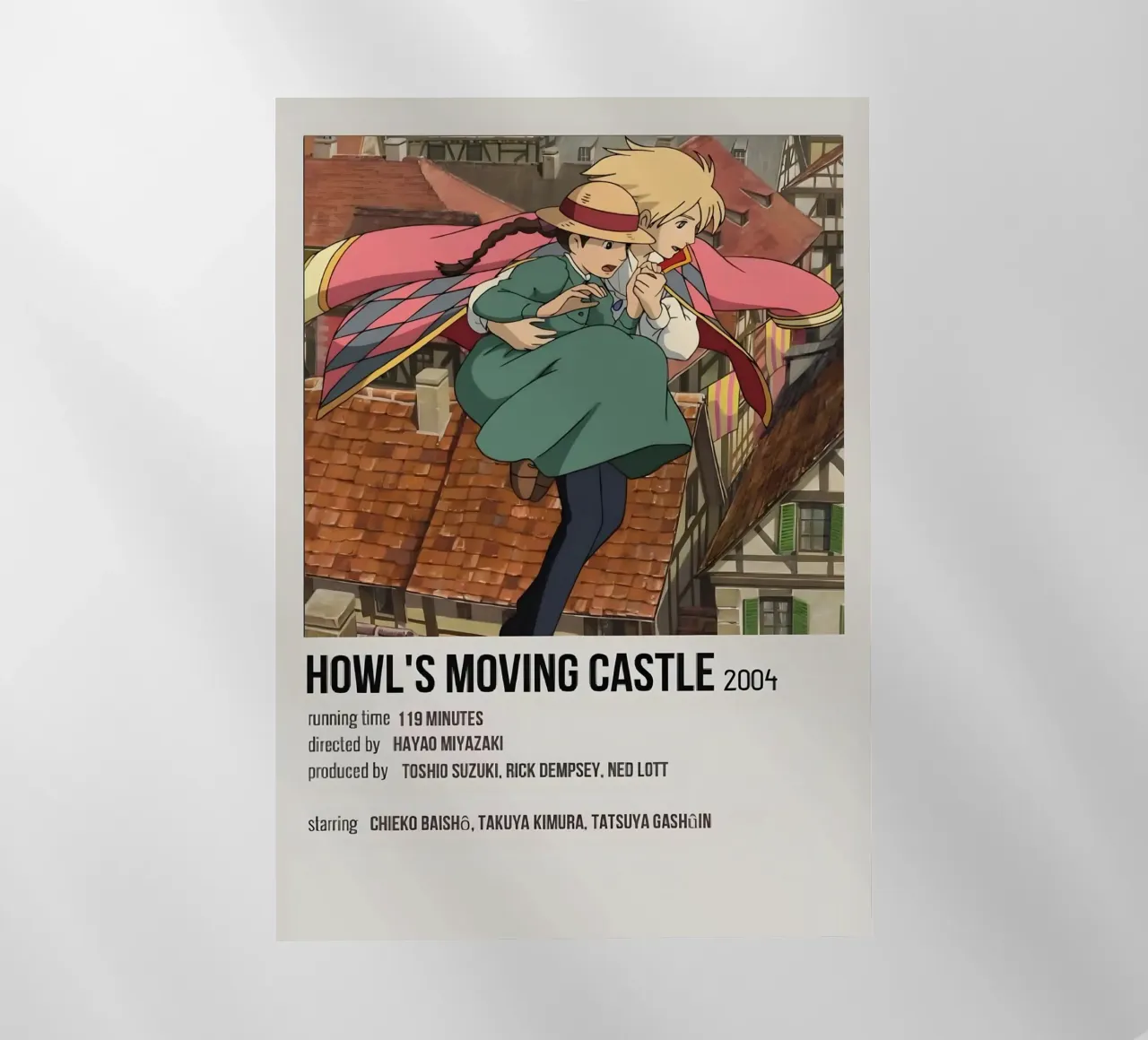 HOWL'S MOVING CASTLE 2004 pellicola backlit da Totoya