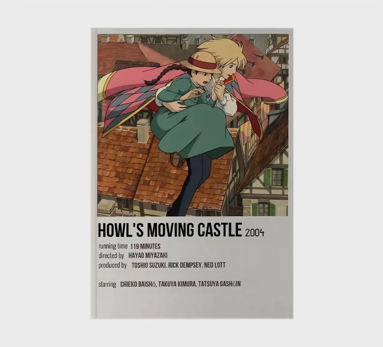 HOWL'S MOVING CASTLE 2004 notebook by Totoya