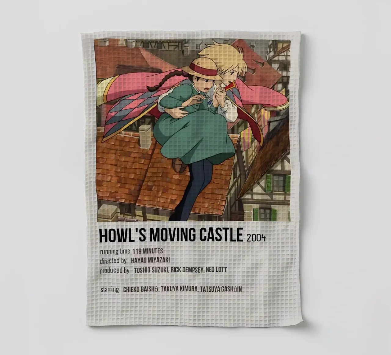 HOWL'S MOVING CASTLE 2004 canovaccio da cucina da Totoya