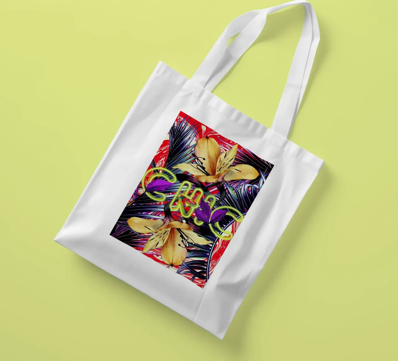 Chic tote bag by Mayka ienova
