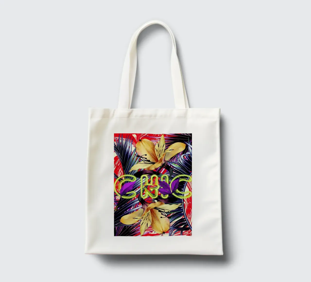 Chic tote bag by Mayka ienova