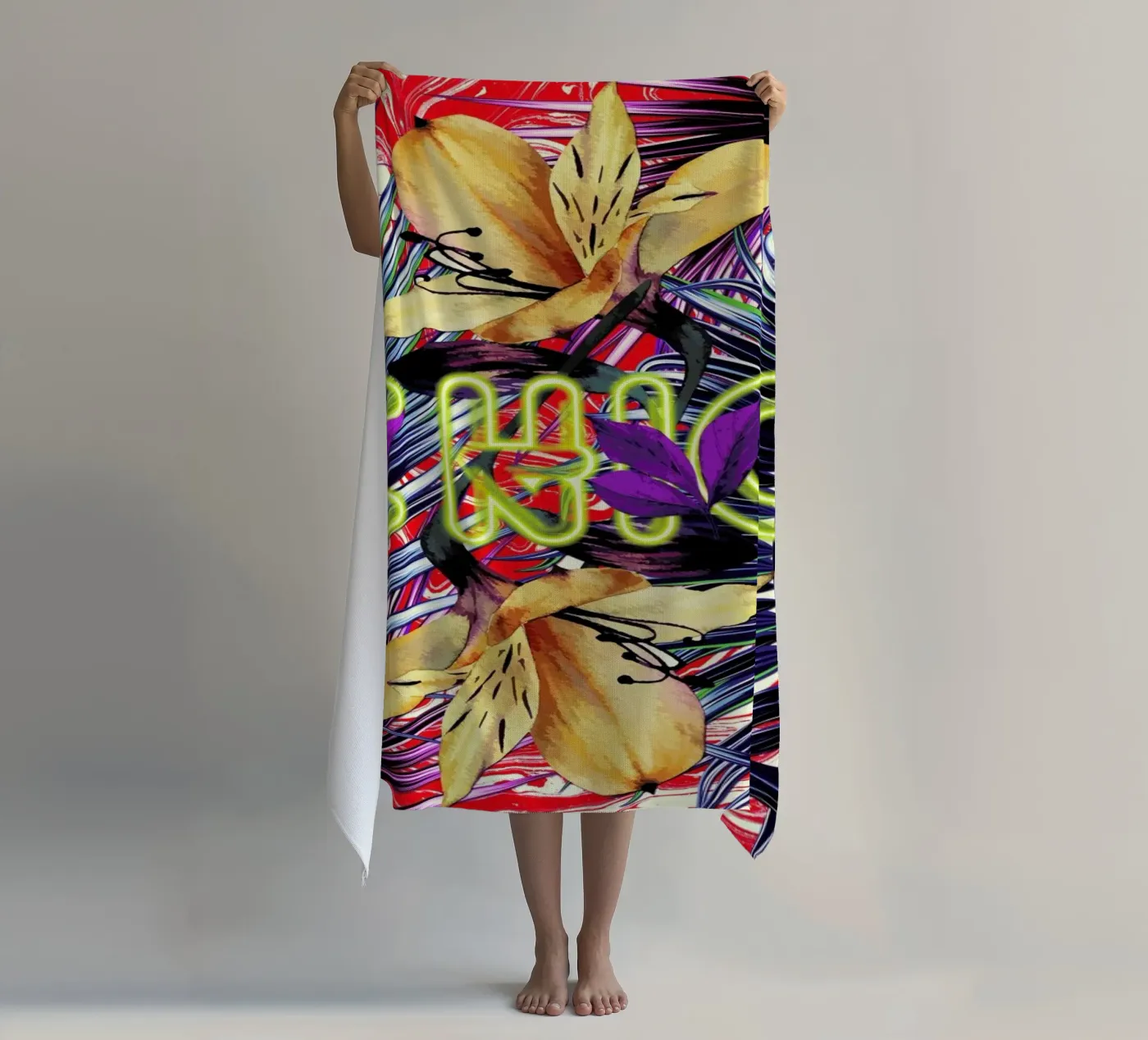 Chic beach towel by Mayka ienova