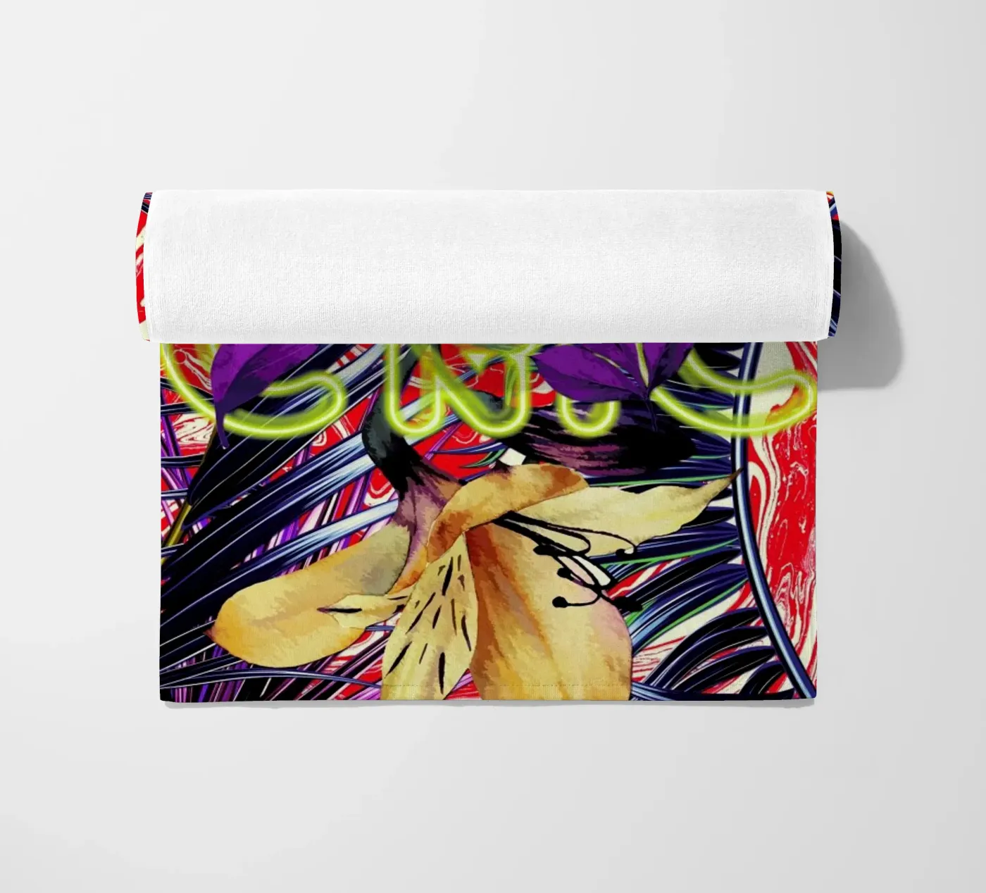 Chic beach towel by Mayka ienova