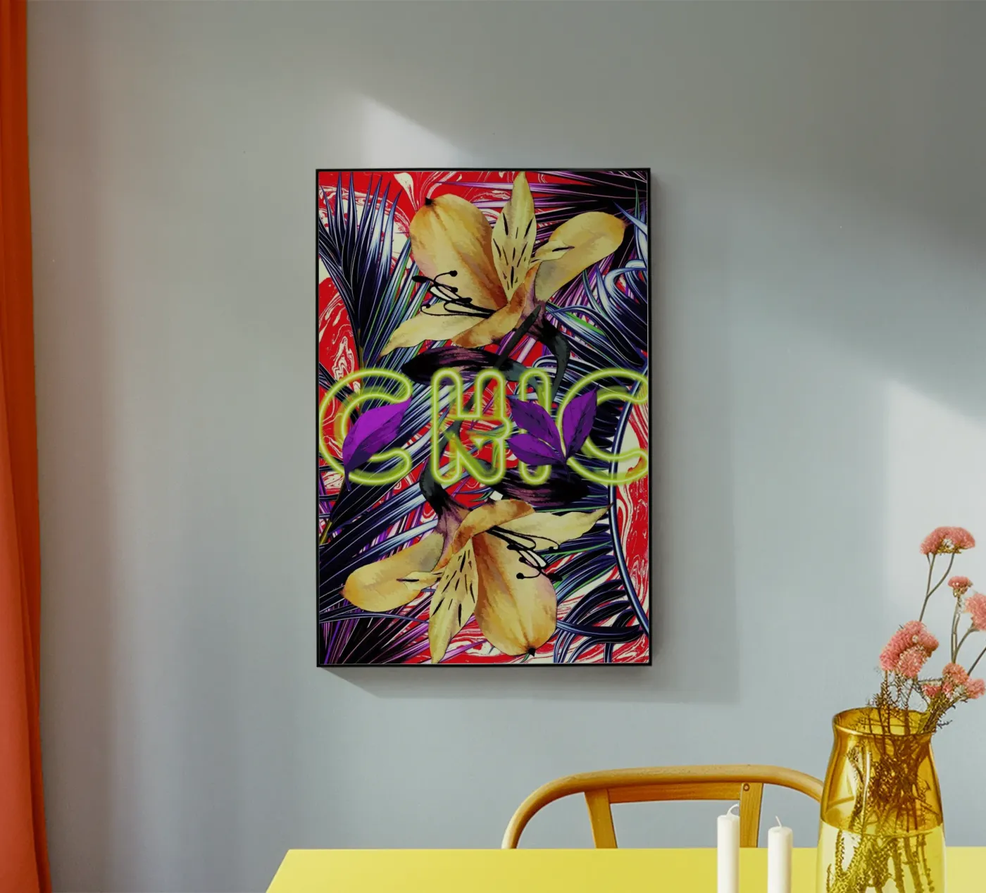 Chic acrylic glass by Mayka ienova