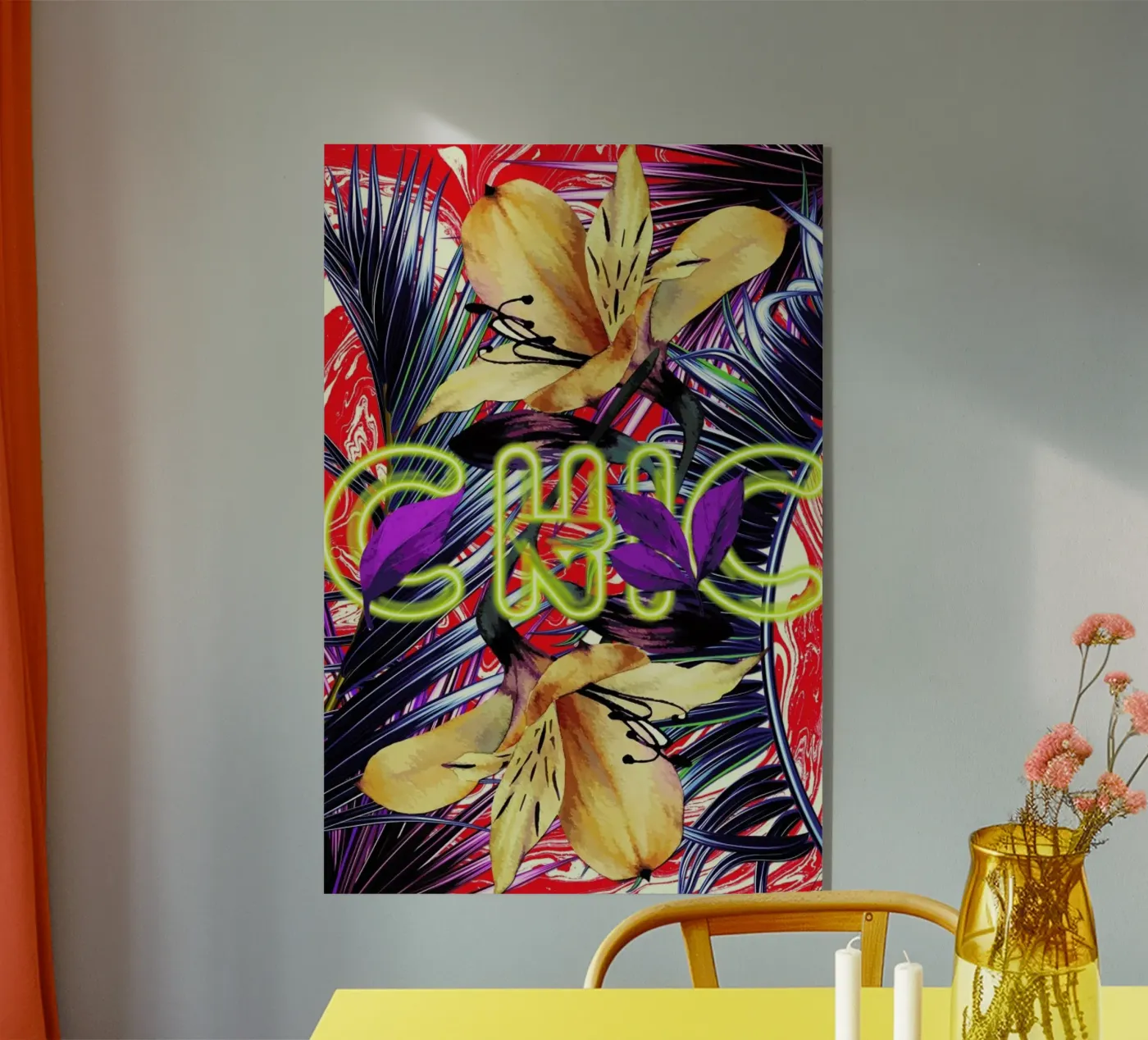 Chic acrylic glass by Mayka ienova