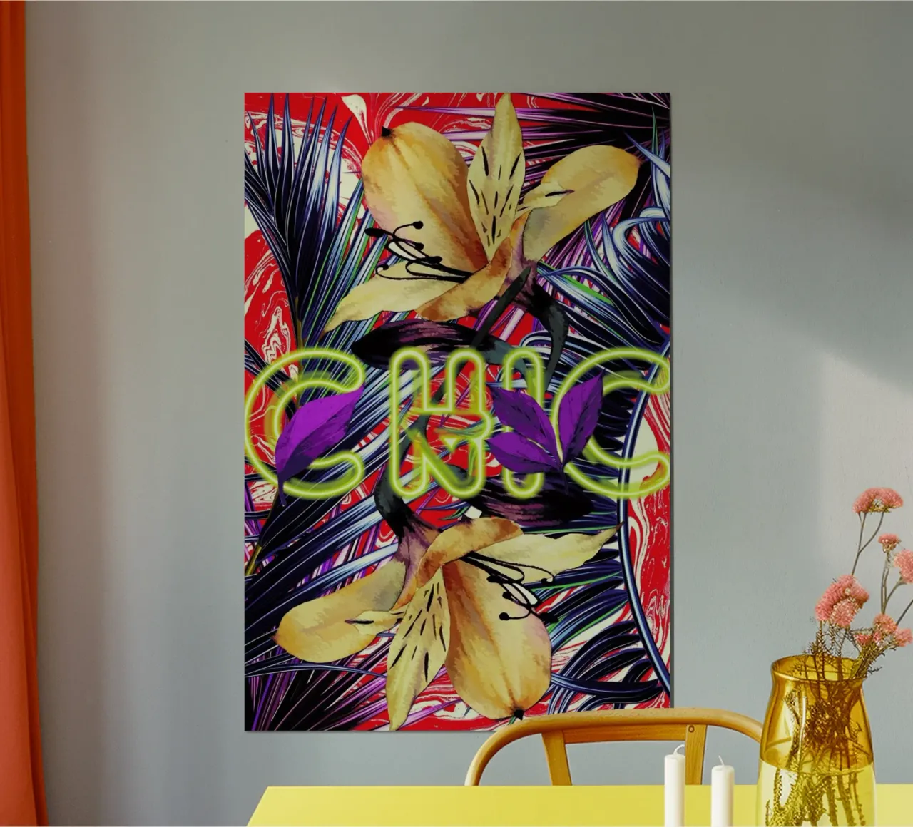 Chic poster con telaio in legno da Mayka ienova