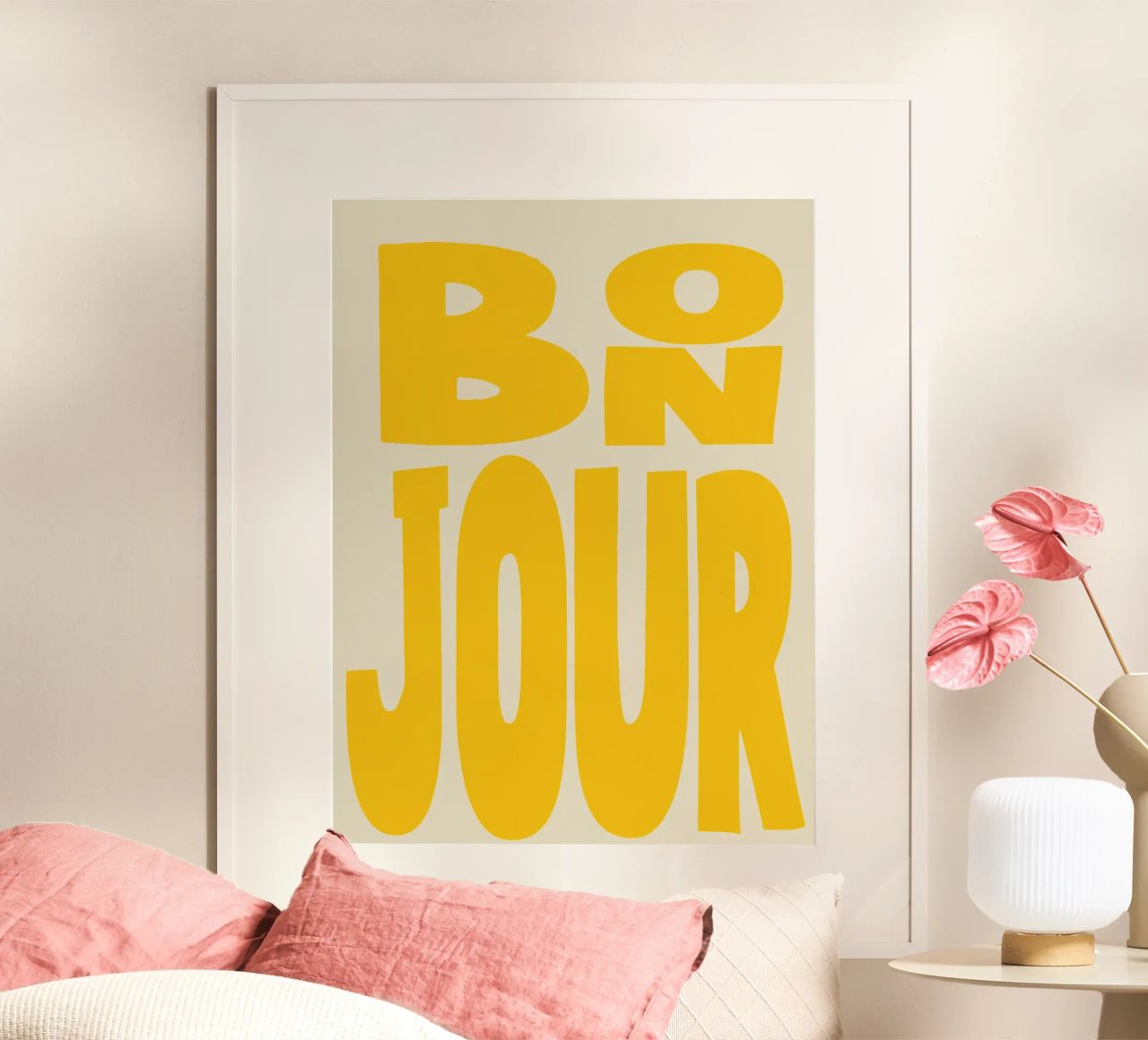 Bonjour Poster von Attaboy Dsgn