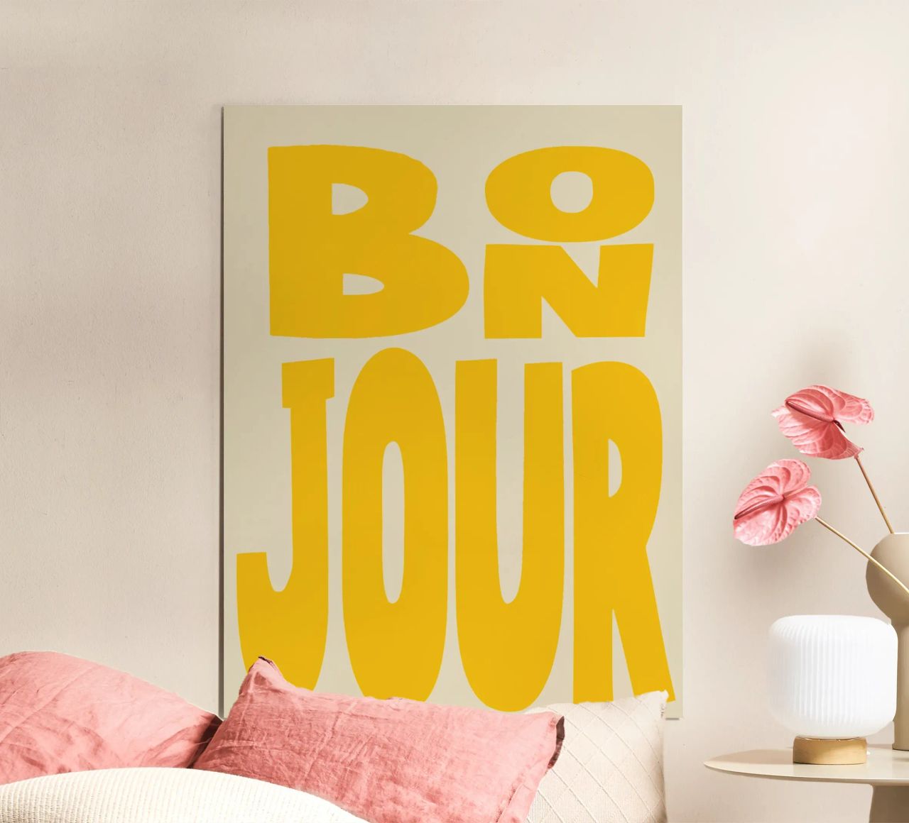 Bonjour Poster von Attaboy Dsgn