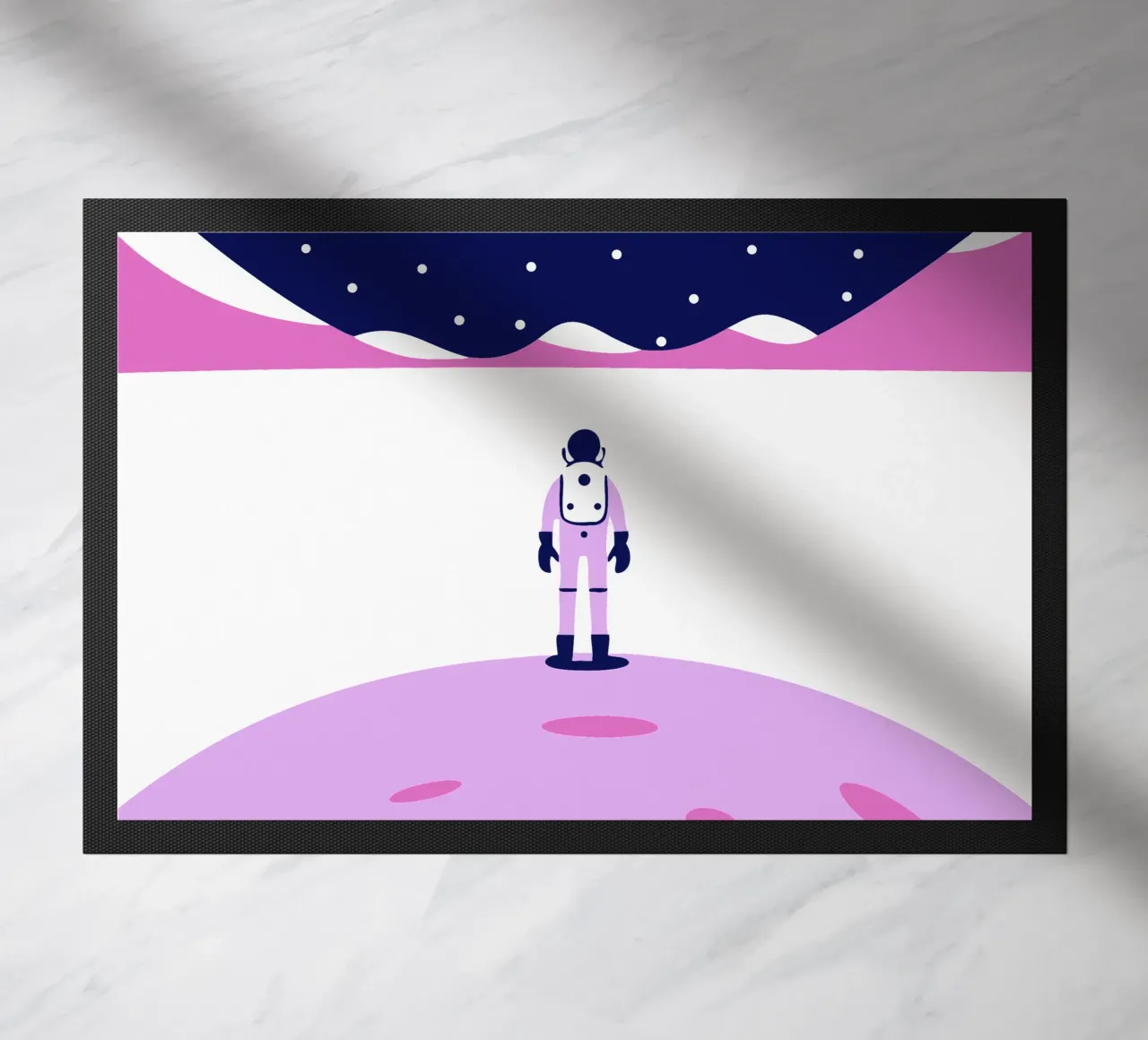 Outer space doormat by TODAY'S SHOP