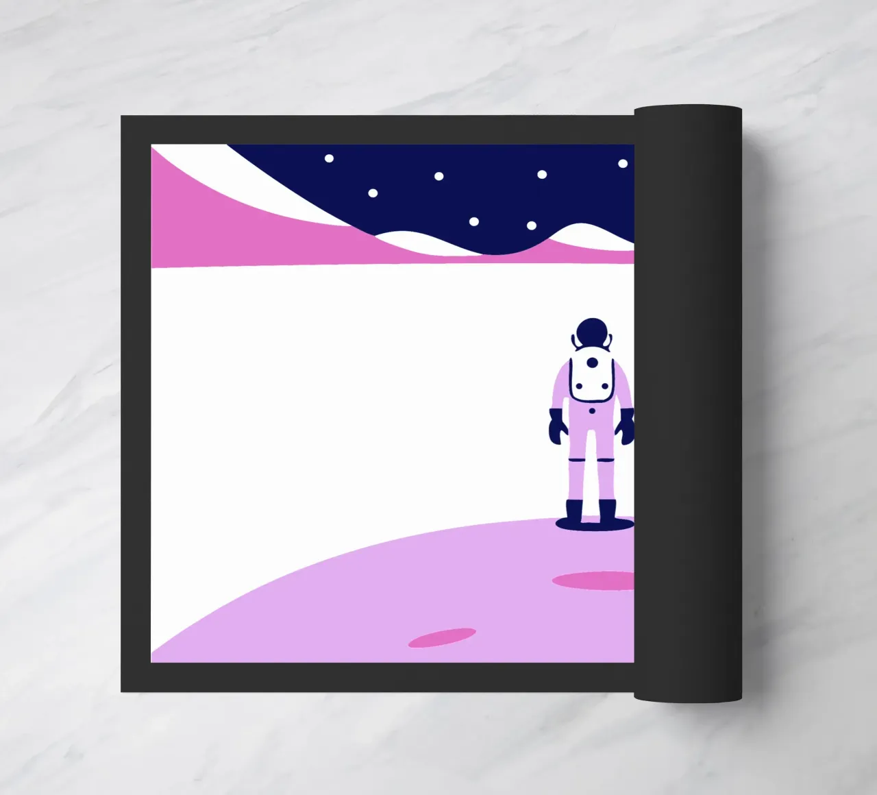 Outer space doormat by TODAY'S SHOP