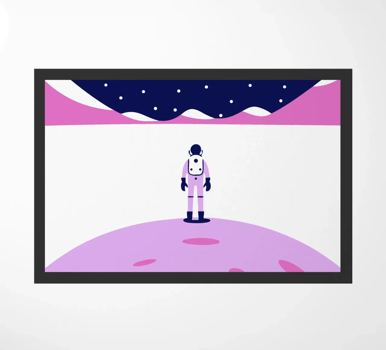 Outer space doormat by TODAY'S SHOP