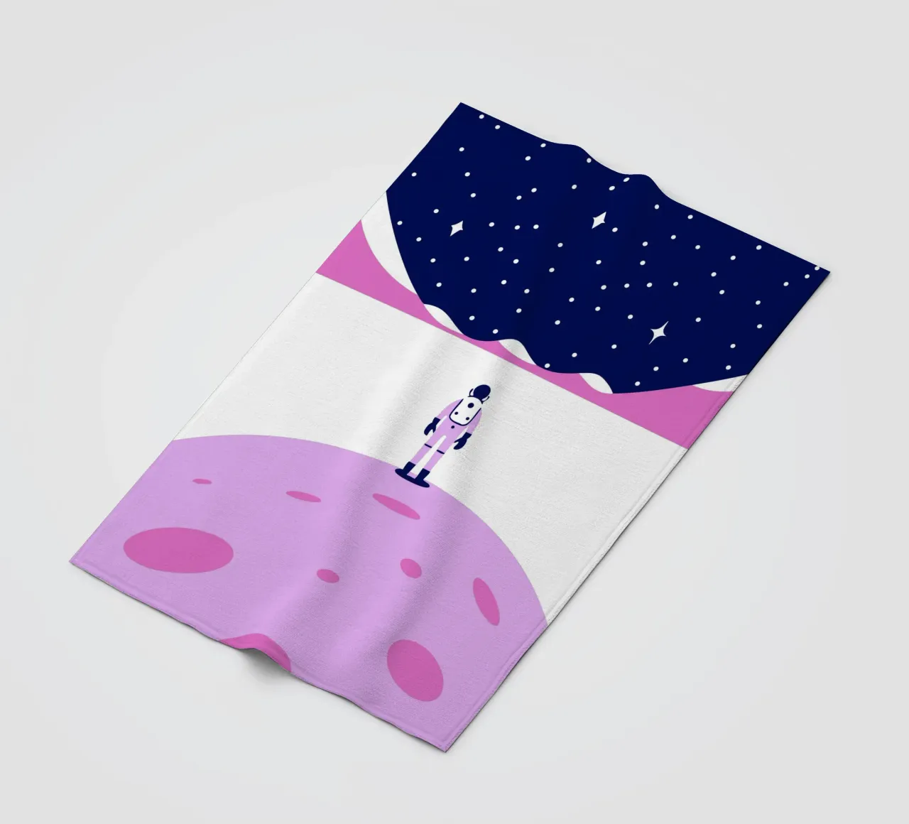 Outer space fleecedeken van TODAY'S SHOP