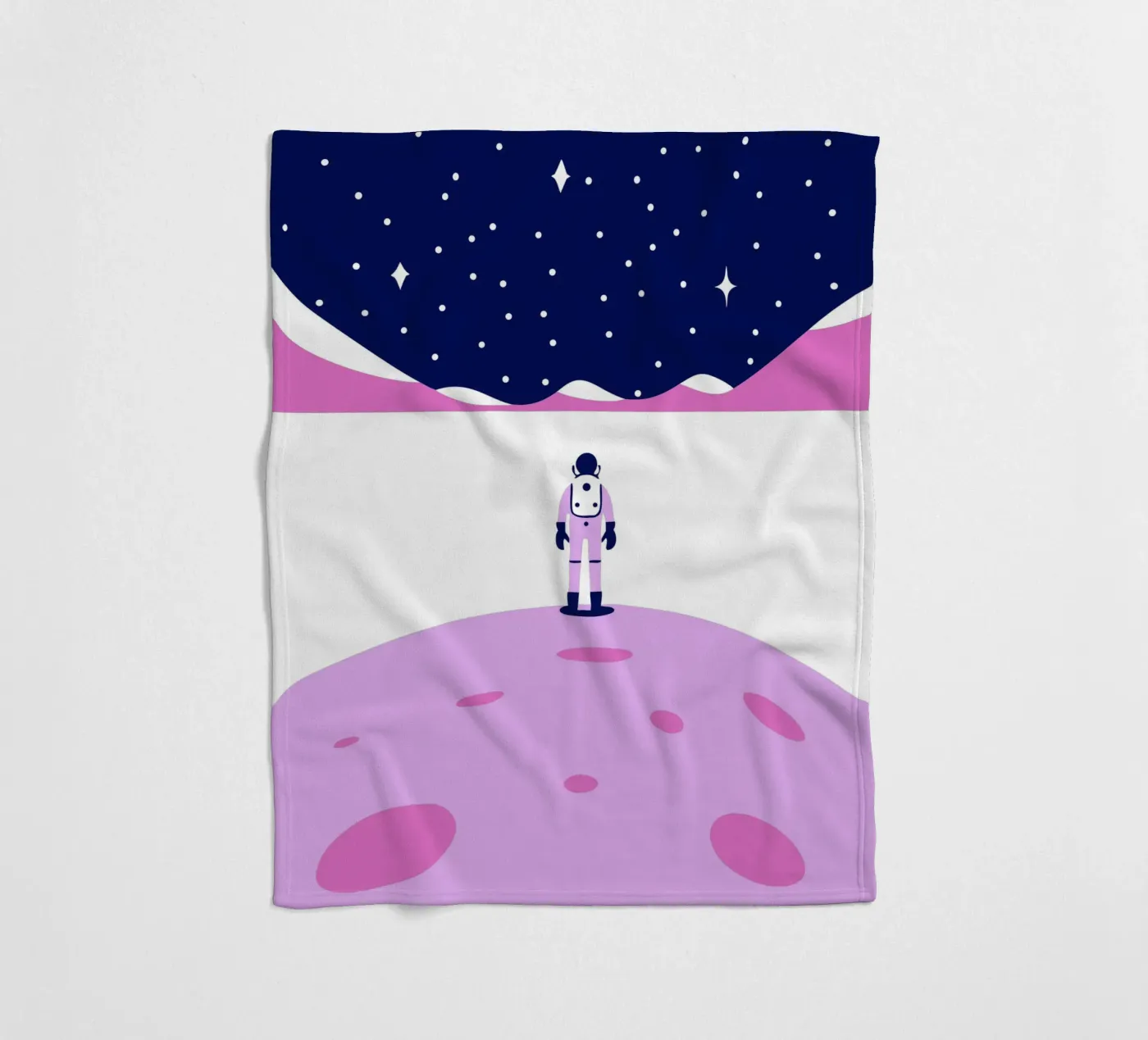 Outer space fleece blanket by TODAY'S SHOP