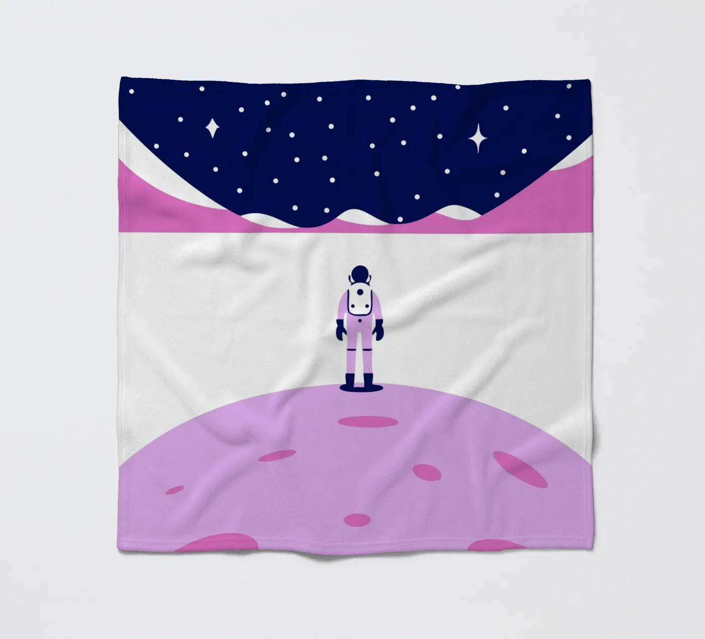Outer space fleece blanket by TODAY'S SHOP