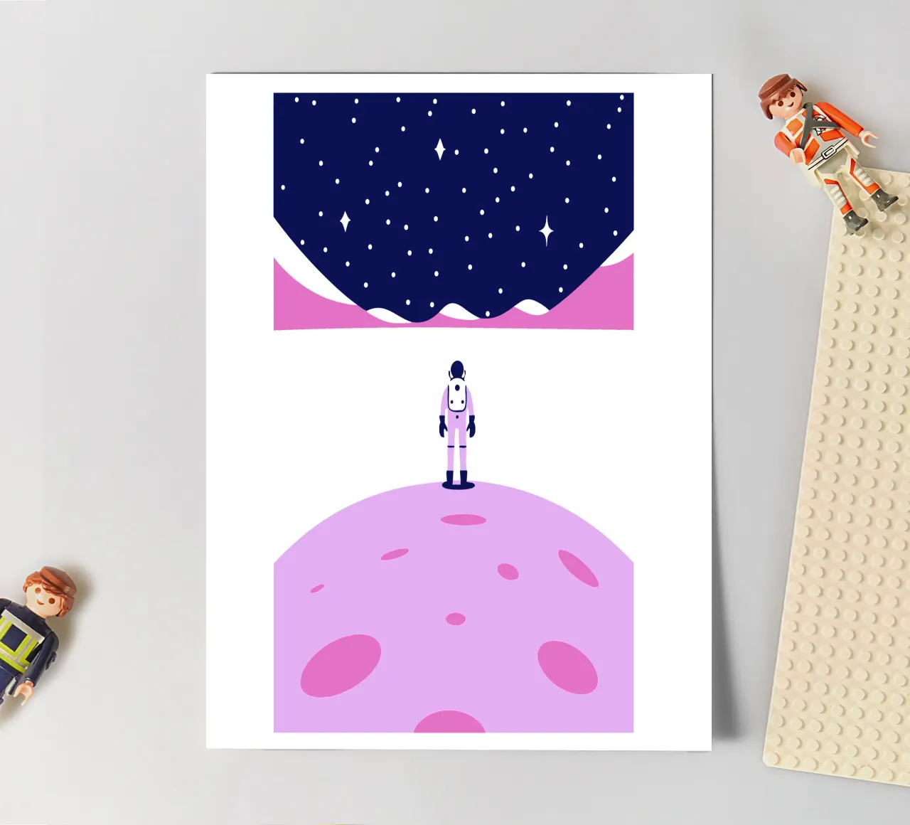 Outer space sticker sheet by TODAY'S SHOP