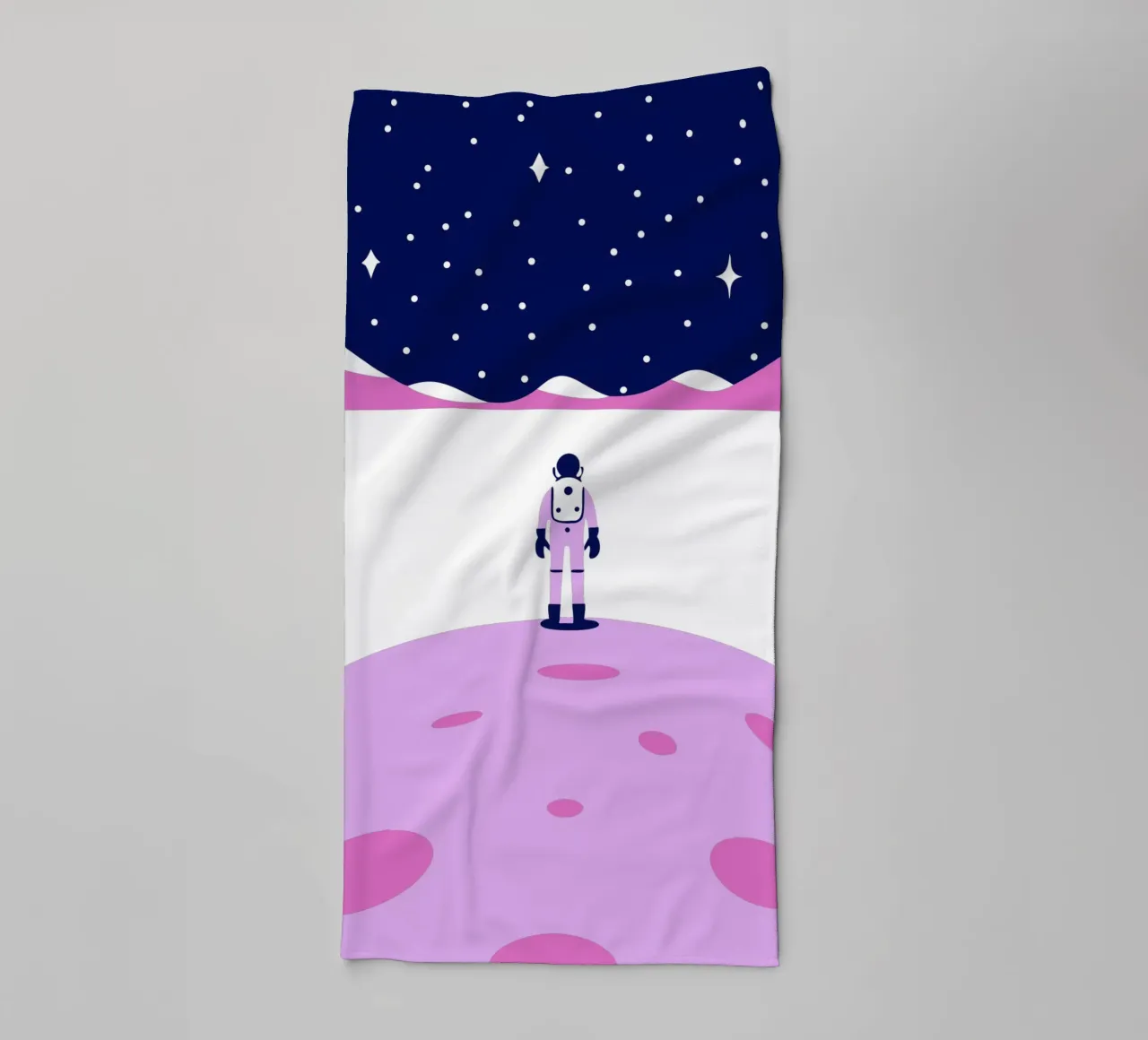 Outer space towel by TODAY'S SHOP