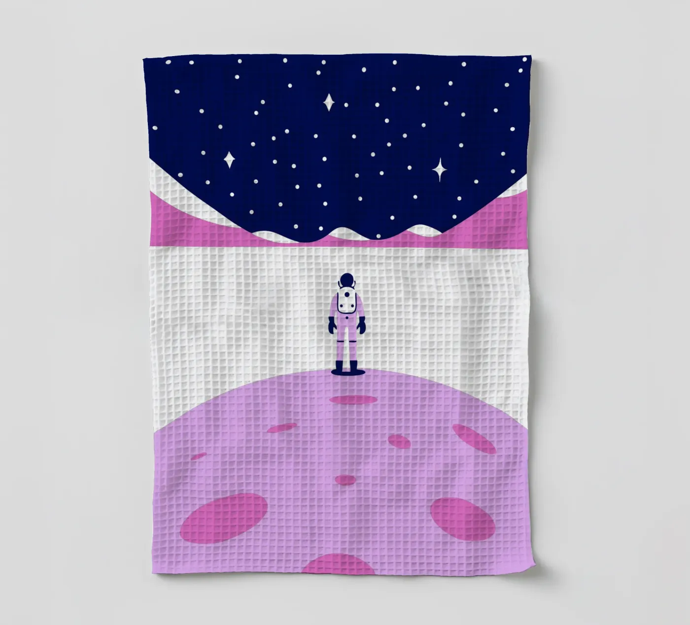 Outer space tea towel by TODAY'S SHOP