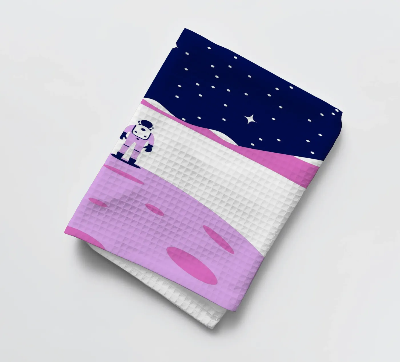 Outer space tea towel by TODAY'S SHOP