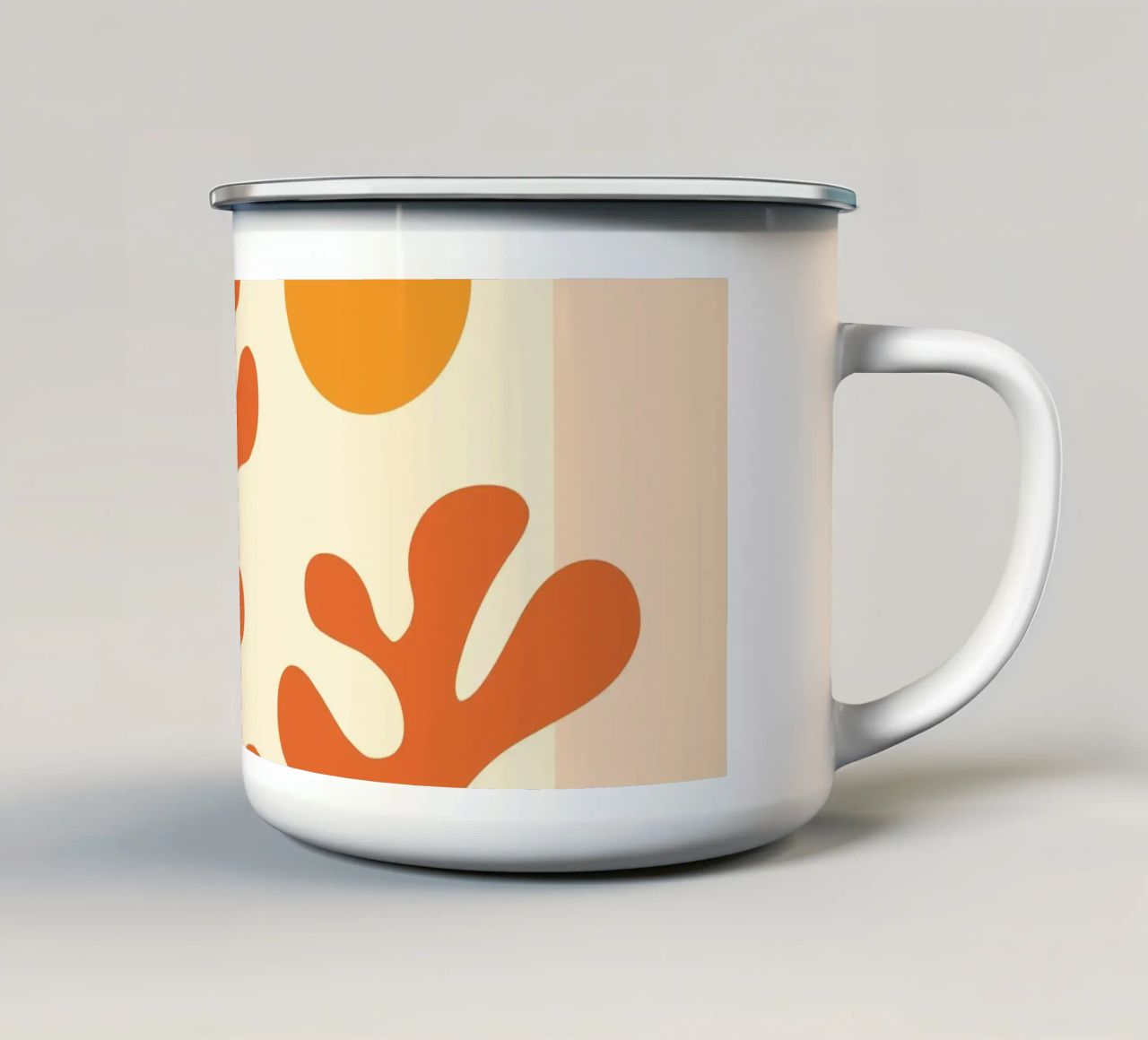 Terracotta Matisse tazza in smalto da EDMPROJECT