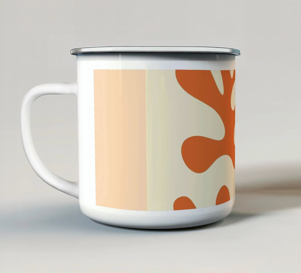 Terracotta Matisse tazza in smalto da EDMPROJECT