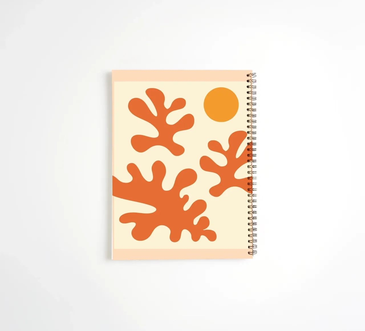 Terracotta Matisse spiral notebook by EDMPROJECT