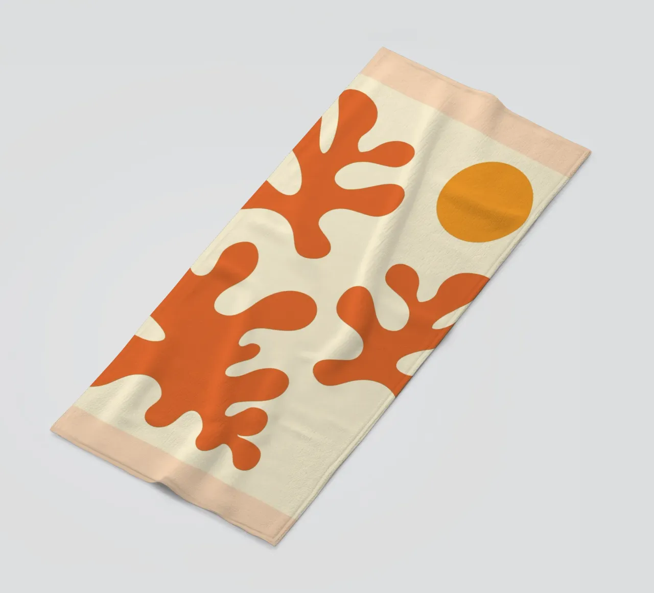 Terracotta Matisse Strandtuch von EDMPROJECT