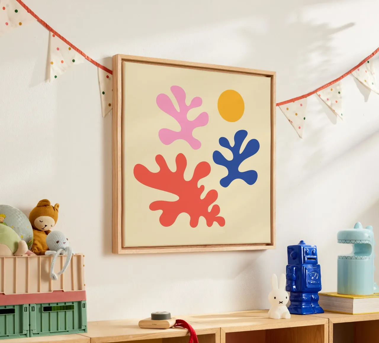 Sole d'estate Matisse tela con Cornice a cassetta da EDMPROJECT