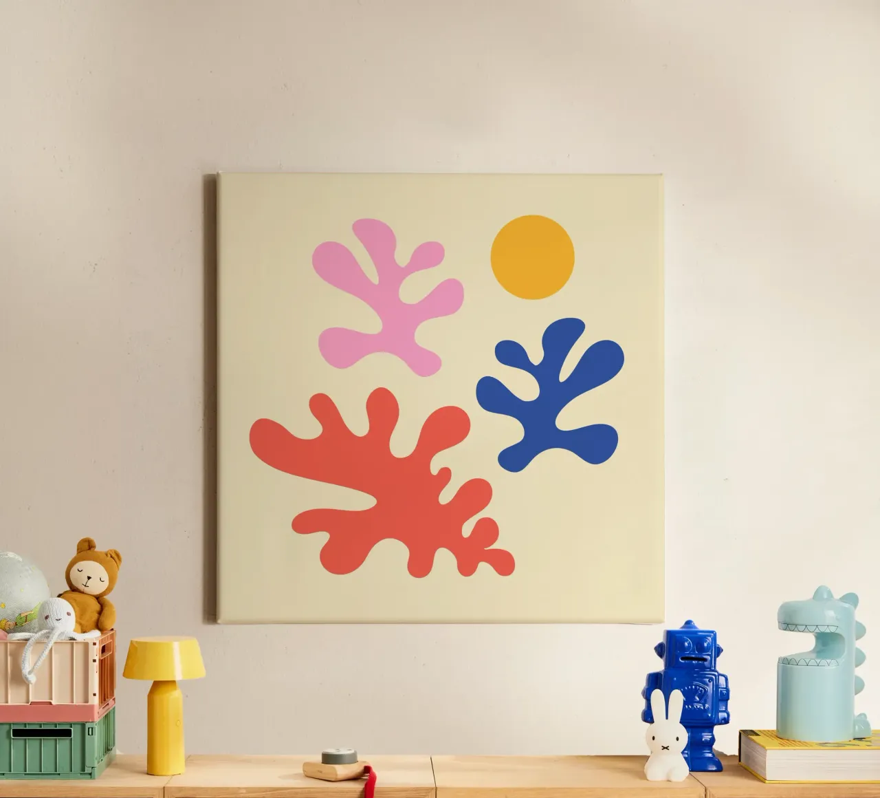 Sole d'estate Matisse tela con Cornice a cassetta da EDMPROJECT