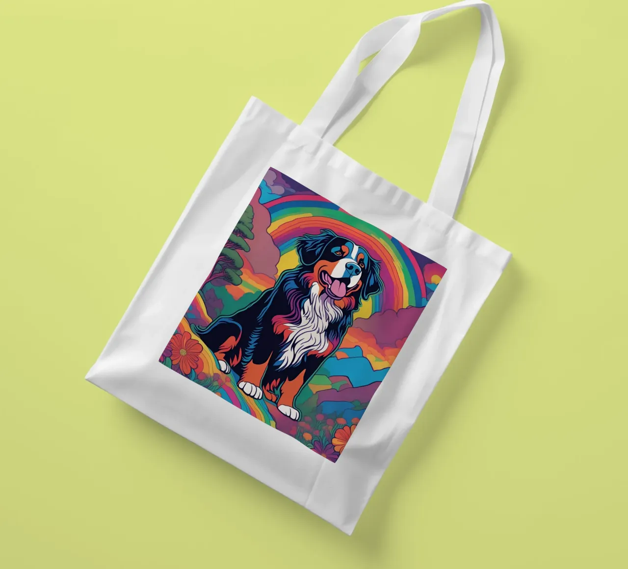Bernersennen in Bunt #6 tote bag by Yumis.Beargang.and.Me