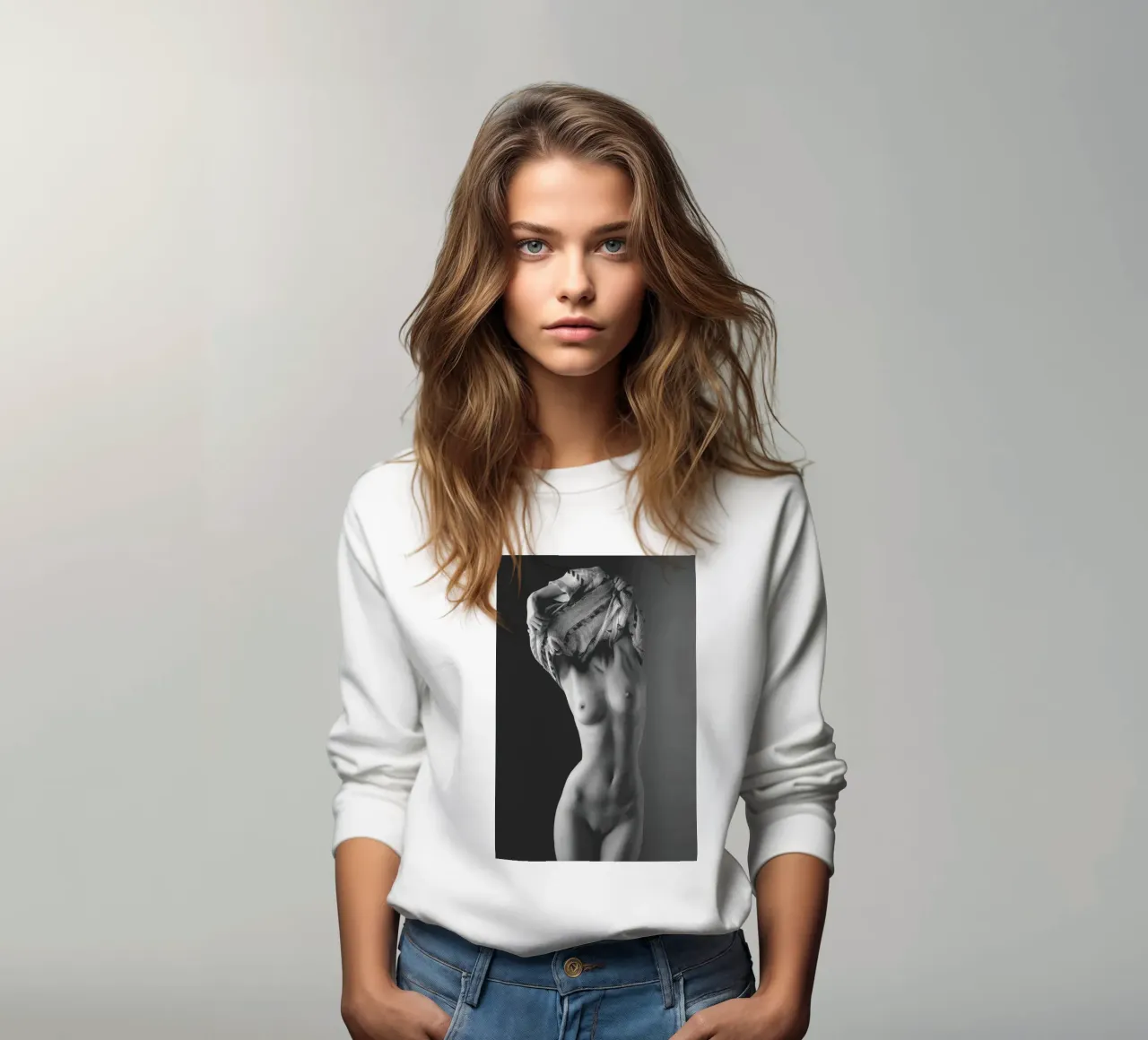 Iveta and a jumper felpa da Dave Hare Photography