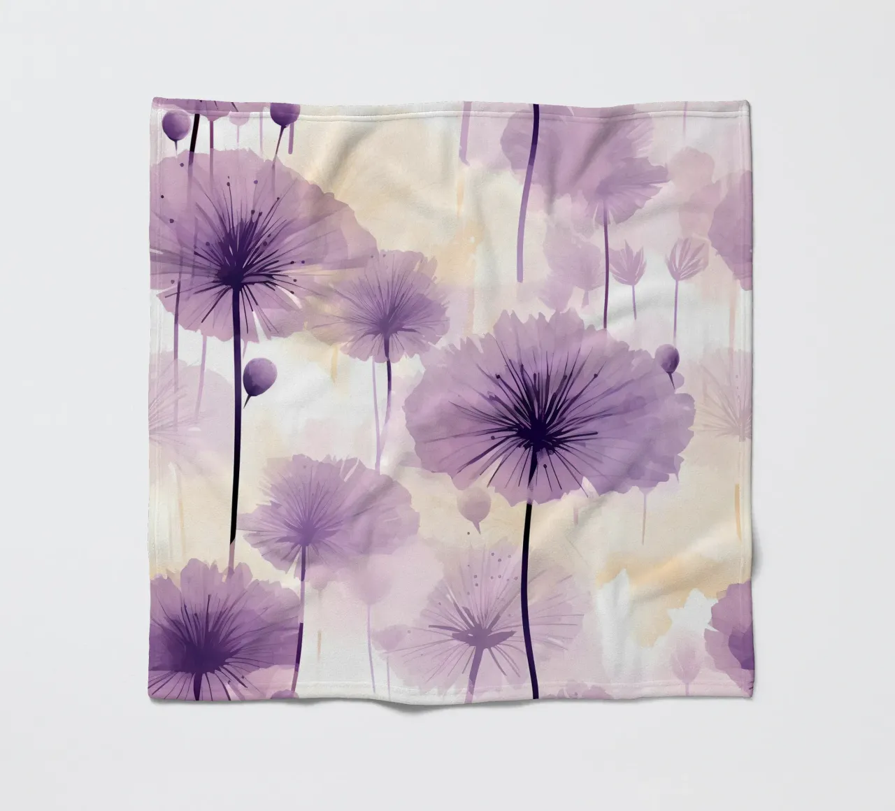 Dente di leone viola coperta in pile da Botanical Pattern House