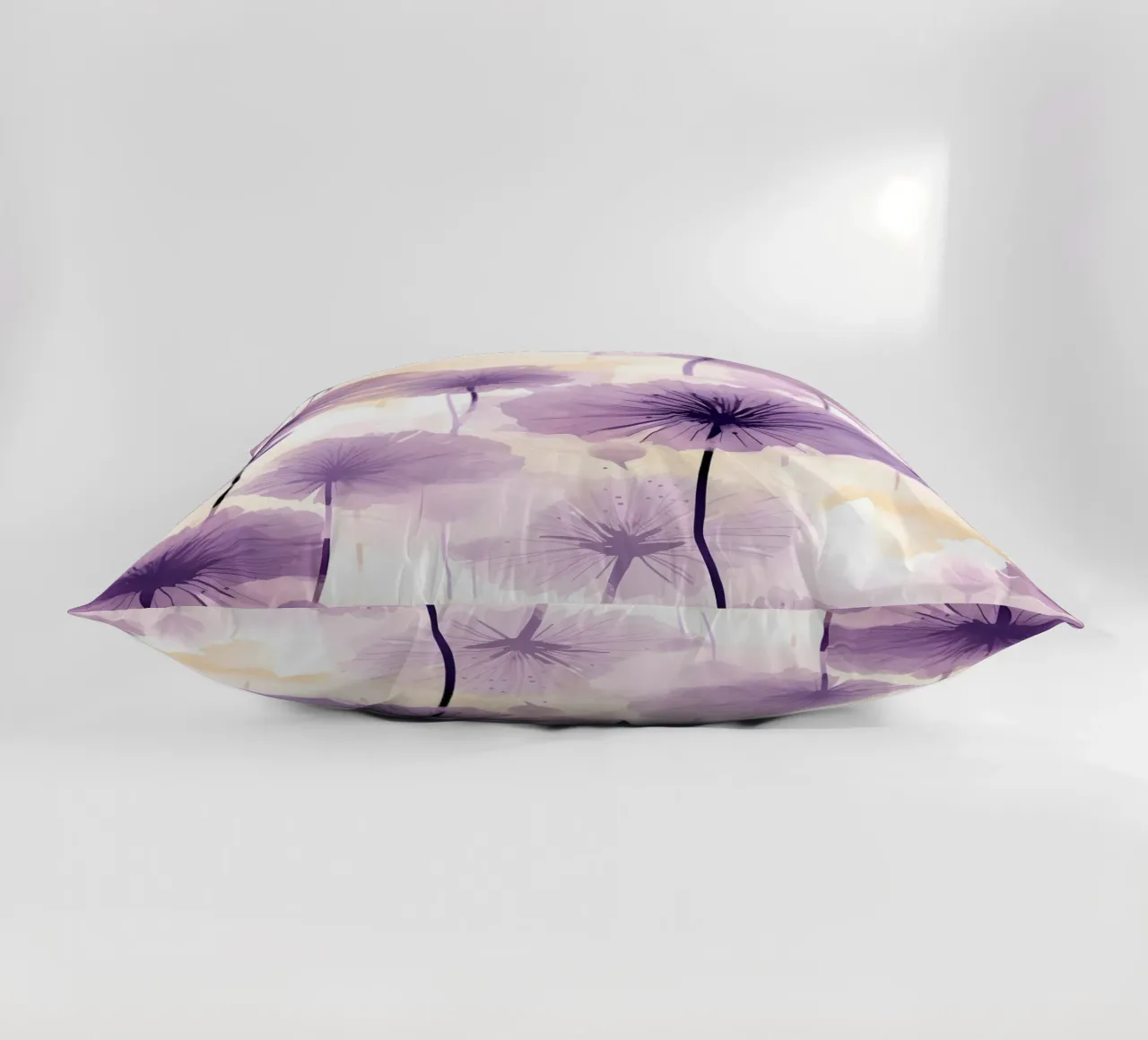 Dente di leone viola cuscino da Botanical Pattern House