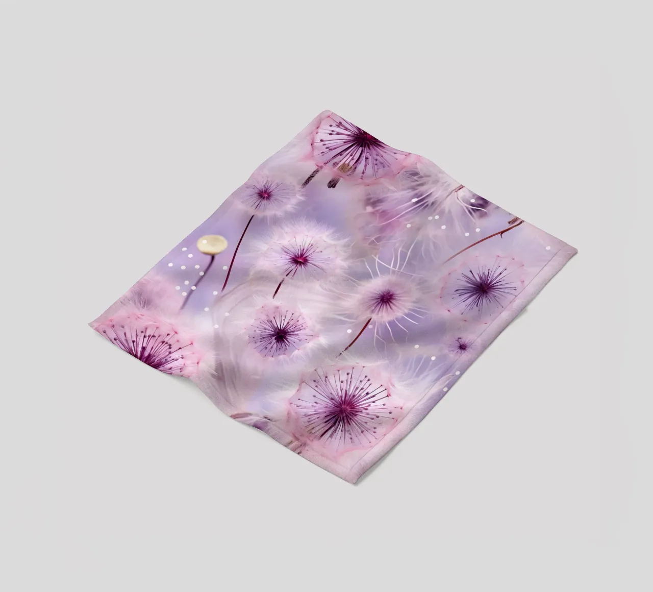 Dente di leone viola coperta in pile da Botanical Pattern House