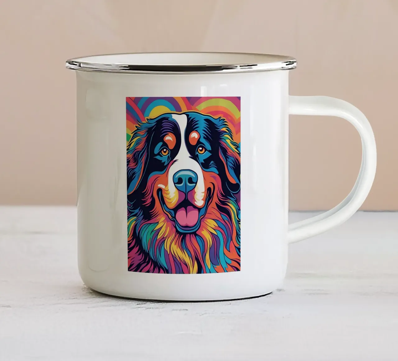 Bernersennen in Bunt #7 tazza in smalto da Yumis.Beargang.and.Me