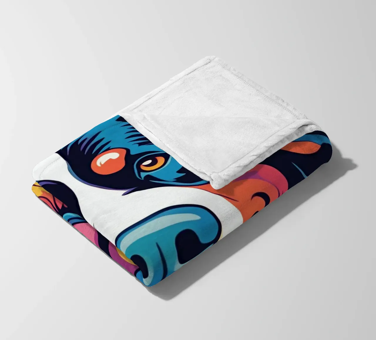 Bernersennen in Bunt #7 fleece blanket by Yumis.Beargang.and.Me