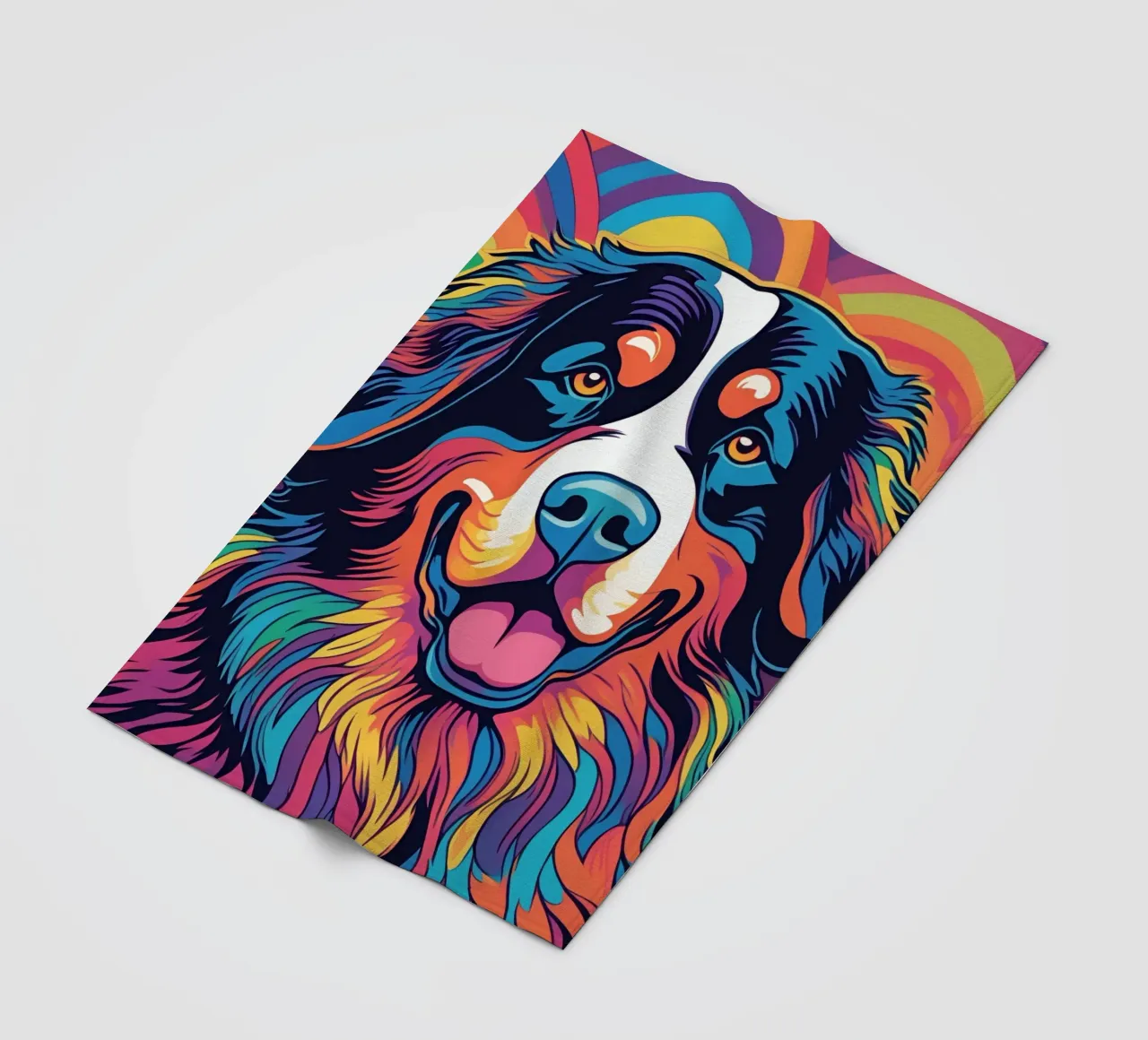 Bernersennen in Bunt #7 fleece blanket by Yumis.Beargang.and.Me
