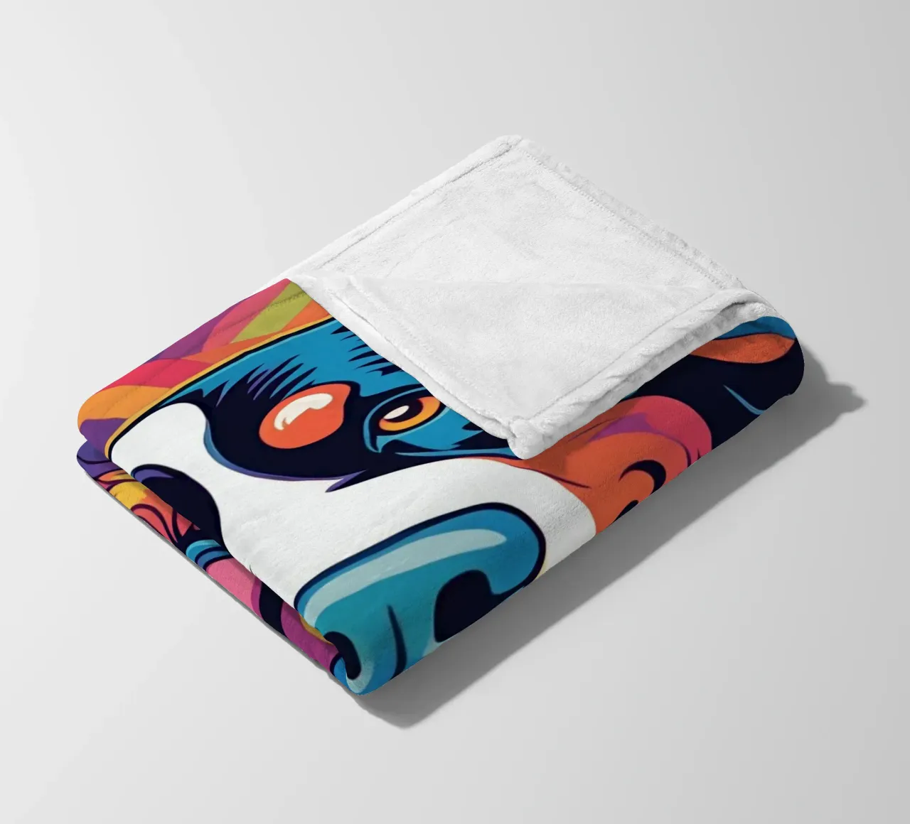 Bernersennen in Bunt #7 fleece blanket by Yumis.Beargang.and.Me