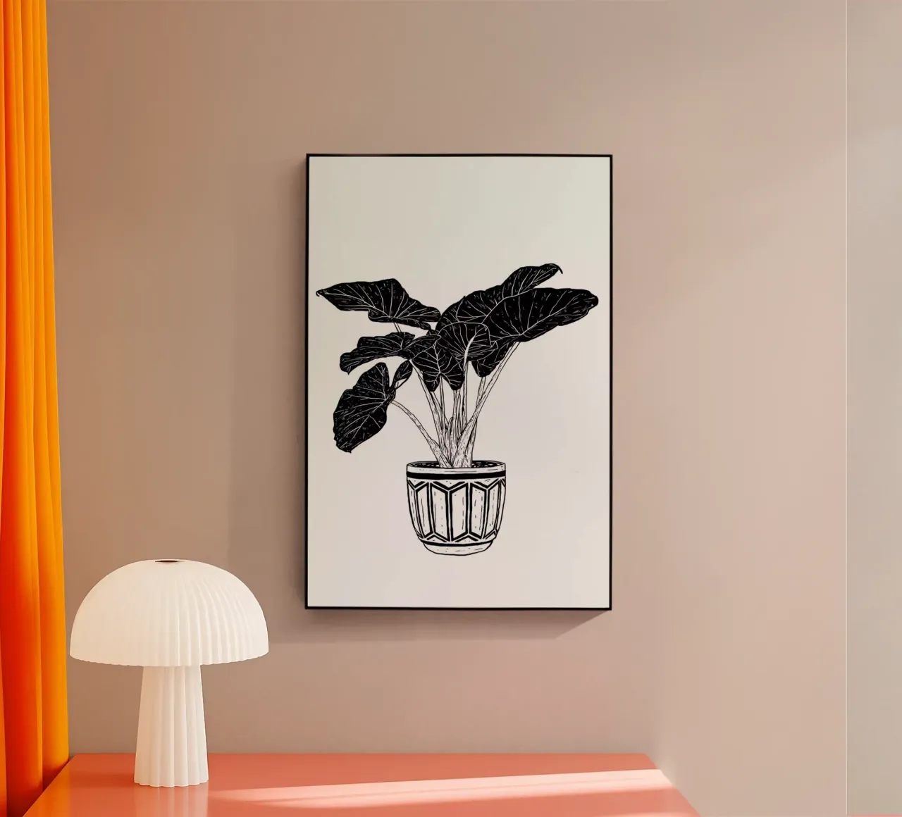 Alocasia plexiglass da Nick Cocozza