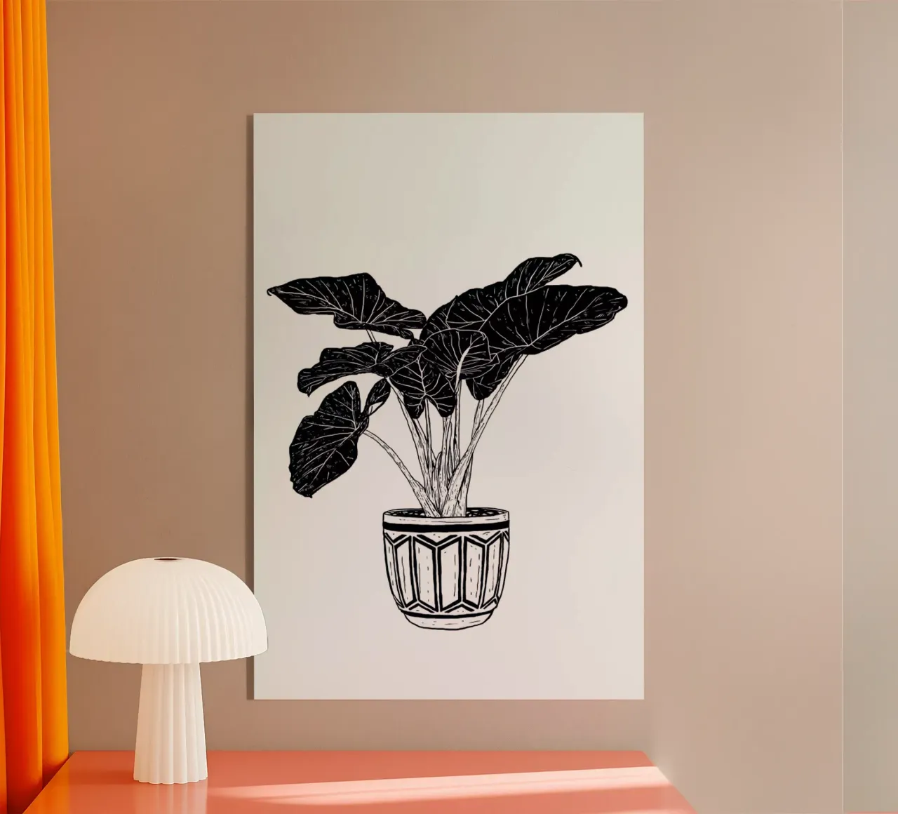 Alocasia plexiglass da Nick Cocozza