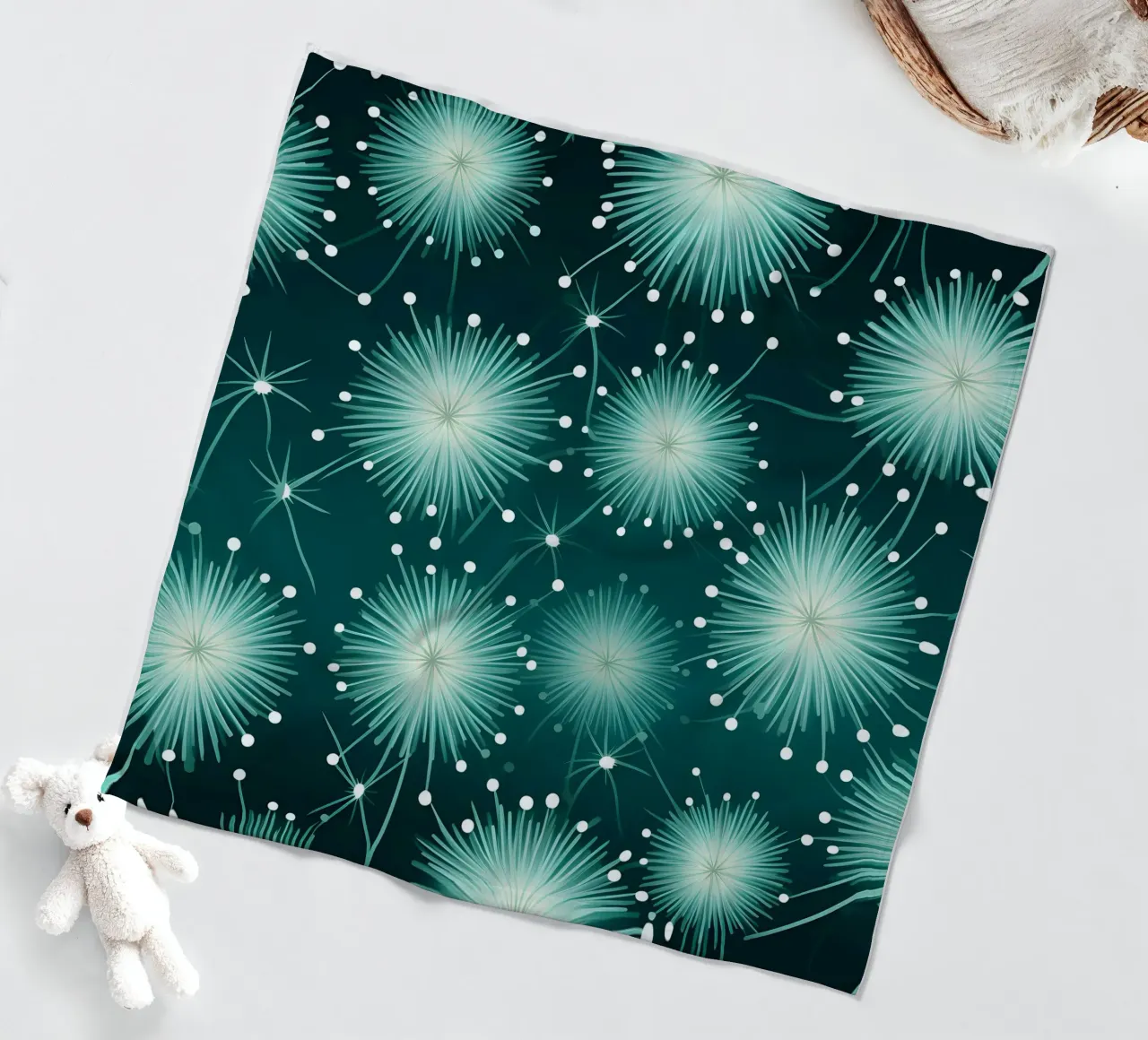 Dente di leone morbido coperta in pile da Botanical Pattern House