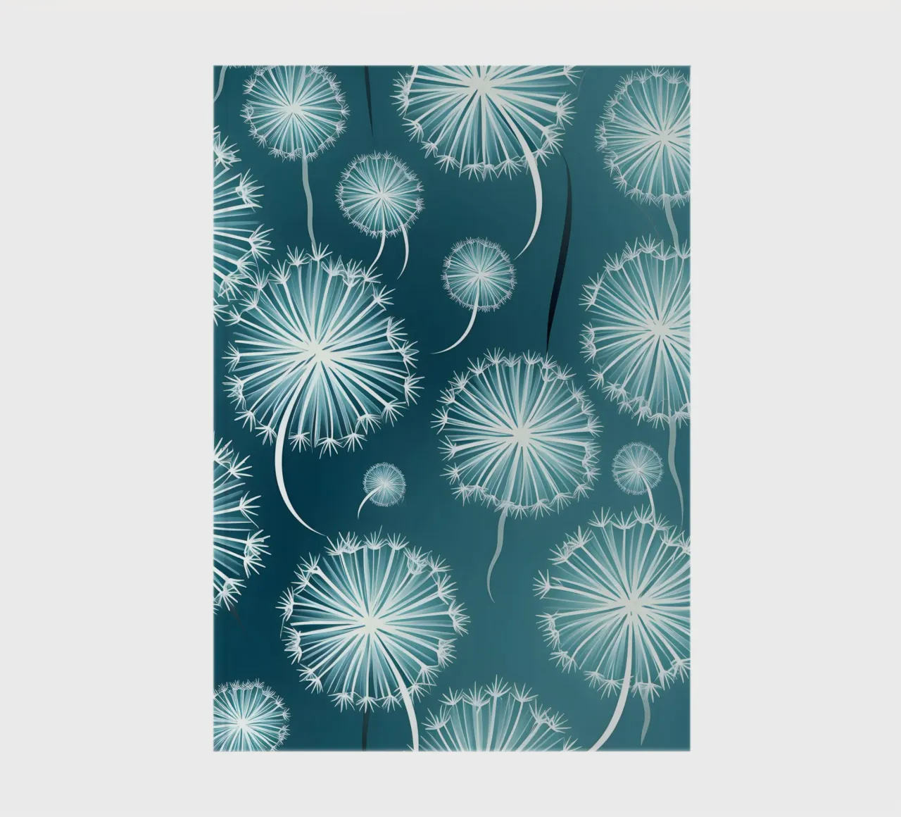 Soft Dandelions notebook by Botanical Pattern House