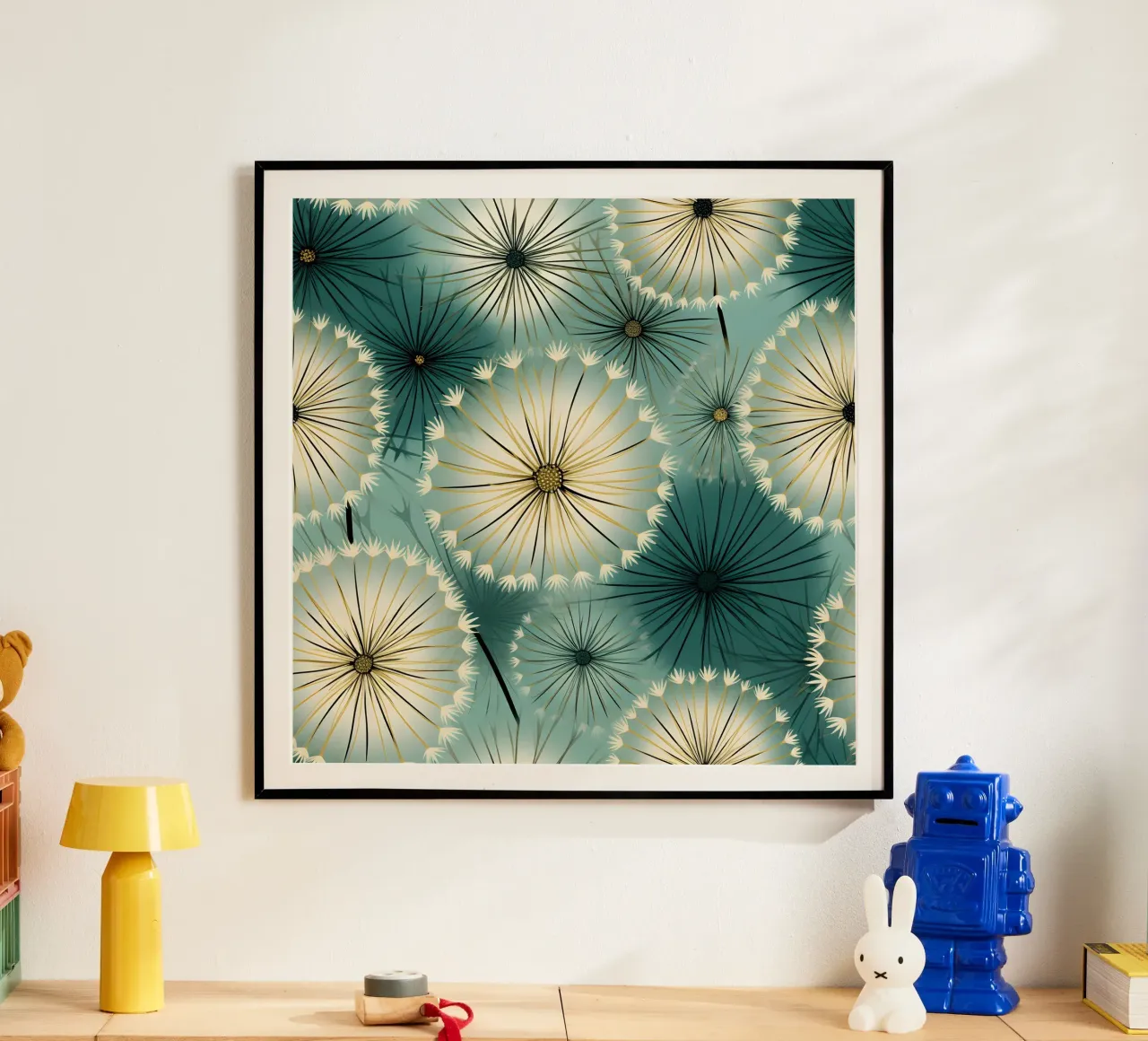 Soft Dandelions hahnemühle by Botanical Pattern House