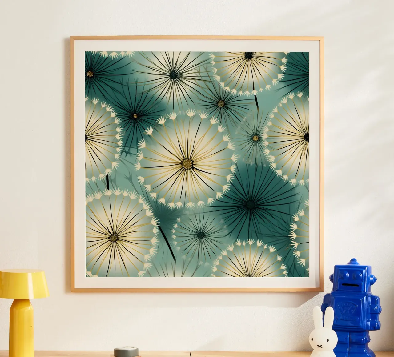 Soft Dandelions hahnemühle by Botanical Pattern House